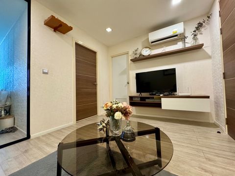 Atmoz Ladprao 71 ห้องหายากใหญ่กว่าปกติในโครงการ พร้อมห้องทำงานแยก (1 Bed Plus) ครัวปิด วิวส่วนตัว ระเบียงใหญ่พิเศษ - 1